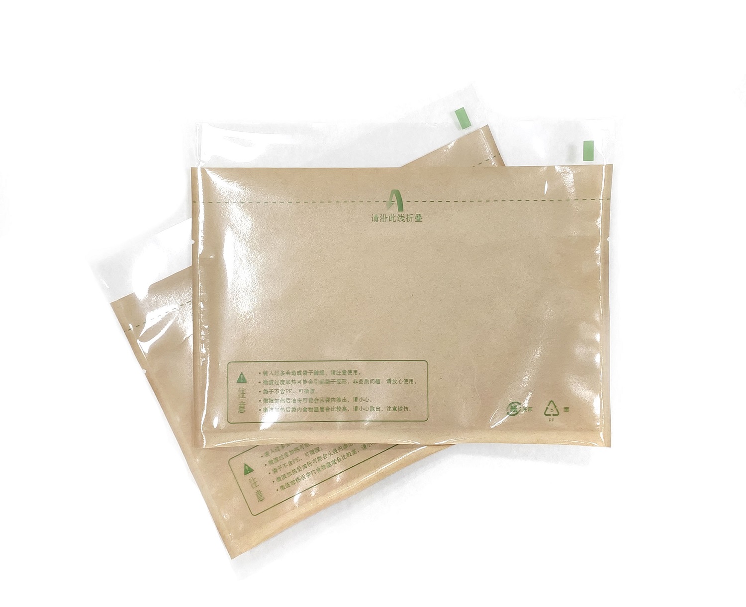 牛皮紙微波爐專用加熱袋,微波加熱紙袋的特點和使用場景